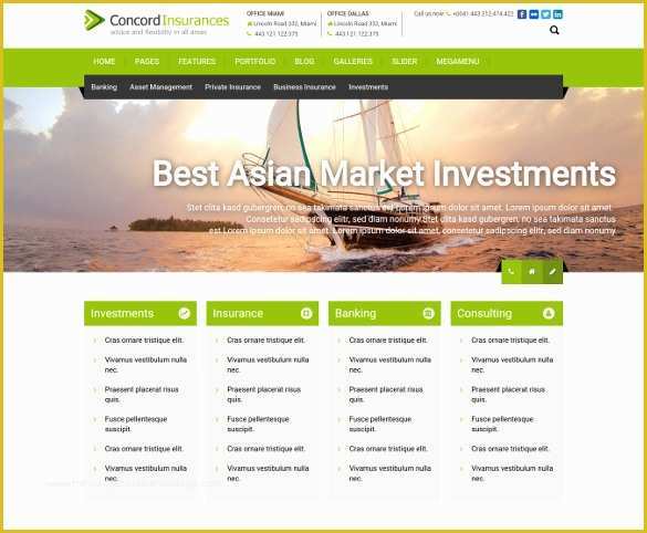 Insurance Responsive Website Template Free Download Of 26 Insurance Website themes & Templates
