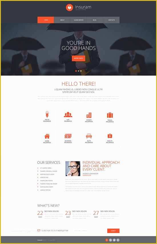 Insurance Responsive Website Template Free Download Of 50 Best Financial Website Templates Free & Premium