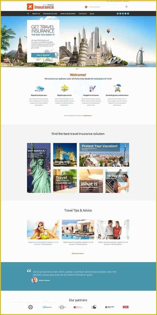 Insurance Responsive Website Template Free Download Of 50 Best Financial Website Templates Free & Premium