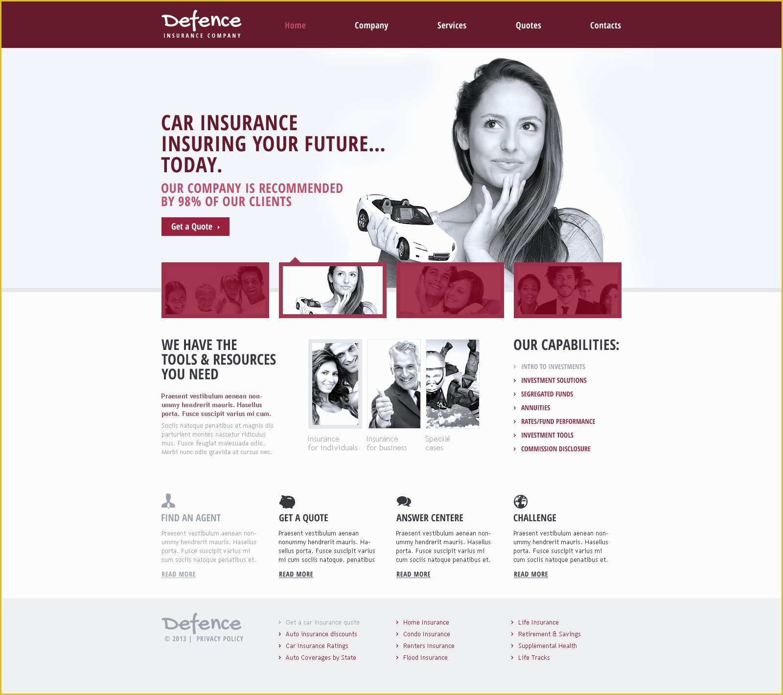 Insurance Responsive Website Template Free Download Of Insurance Responsive Website Template