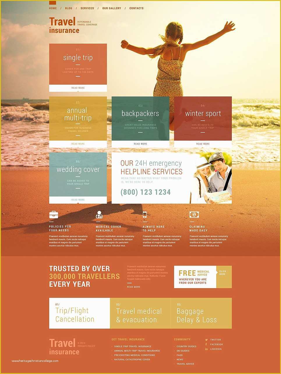 45 Insurance Responsive Website Template Free Download