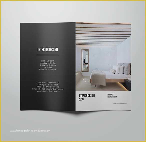 Interior Design Brochure Template Free Of 21 Interior Design Brochures