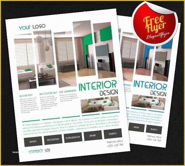 Interior Design Brochure Template Free Of 21 Interior Design Flyer Templates Free & Premium Download