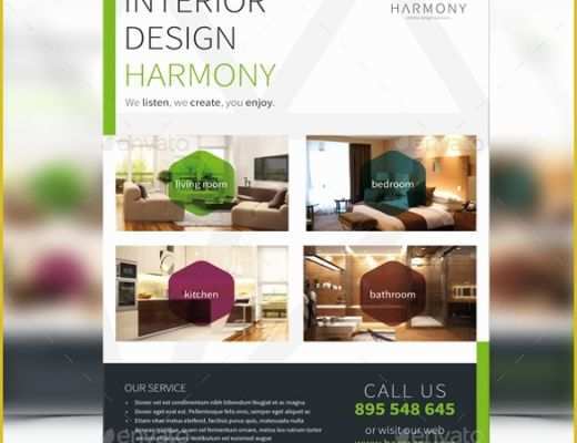 Interior Design Brochure Template Free Of Interior Design Ads Sample