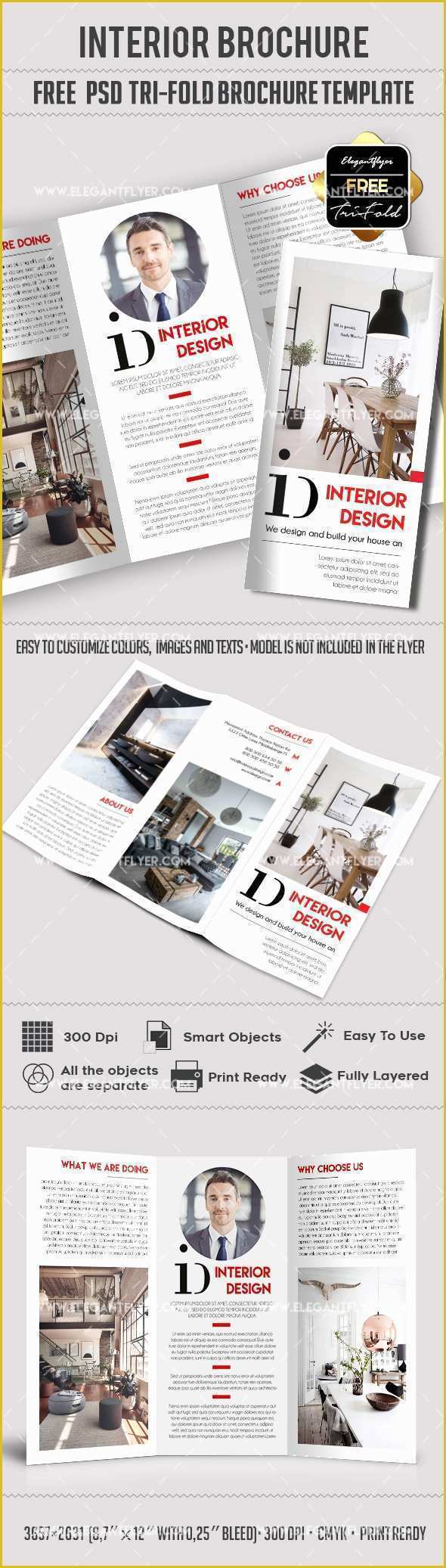 Interior Design Brochure Template Free Of Interior Design Free Tri Fold Brochure – by Elegantflyer