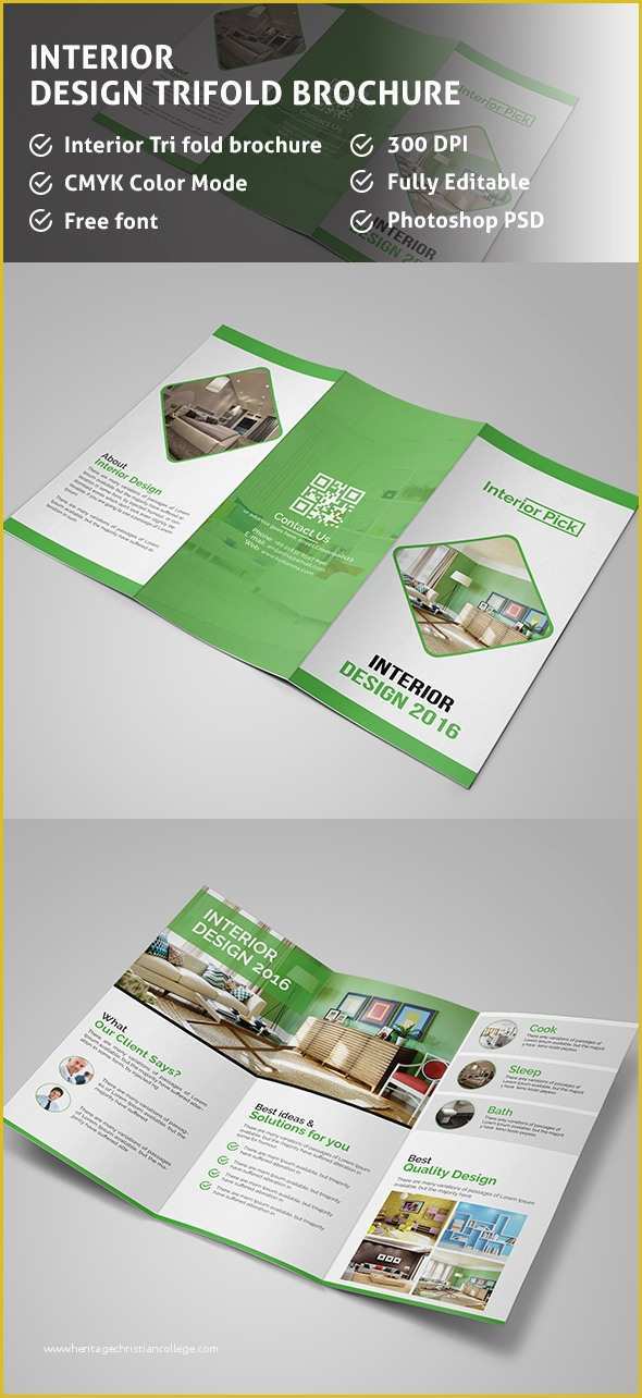 Interior Design Brochure Template Free Of Interior Design Trifold Brochure Template