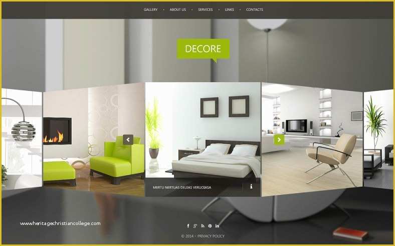 Interior Design Layout Templates Free Of 23 Interior Design Website themes &amp; Templates