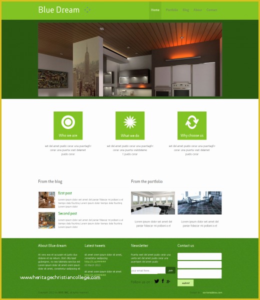 Interior Design Layout Templates Free Of Free Interior Design Web Template