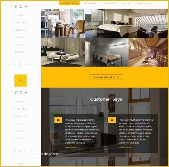 Interior Design Portfolio Templates Free Download Of 39 Interior Design Website Templates