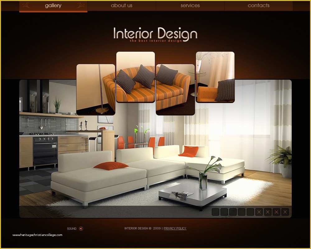 Interior Design Portfolio Templates Free Download Of Interior Design Flash Template