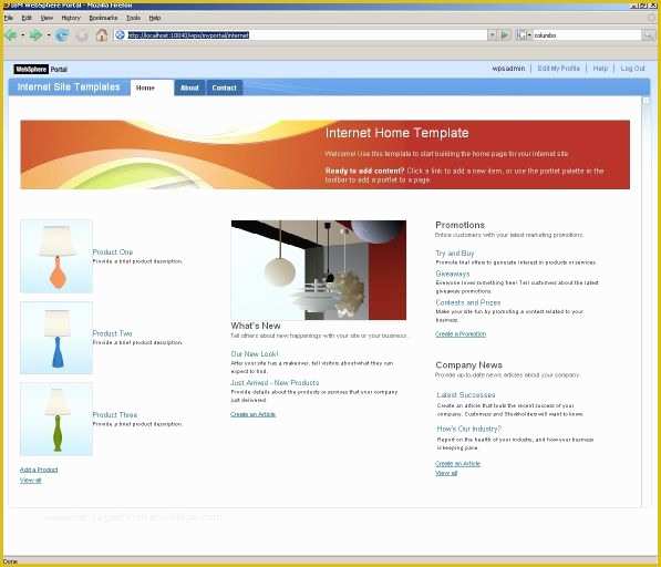 Intranet Templates Free Download Of A Portal to A Portal Wcm Templates In Websphere Portal