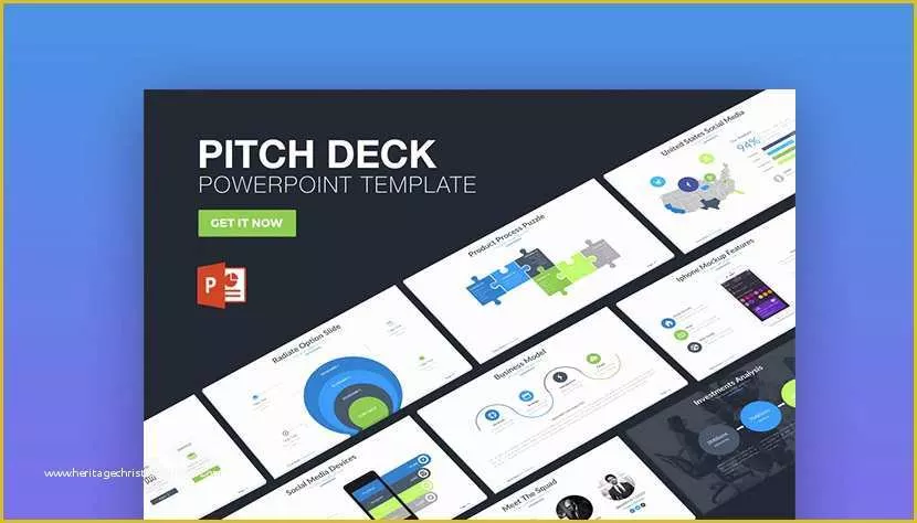 Investor Deck Template Free Of 25 Best Pitch Deck Templates for Business Plan Powerpoint