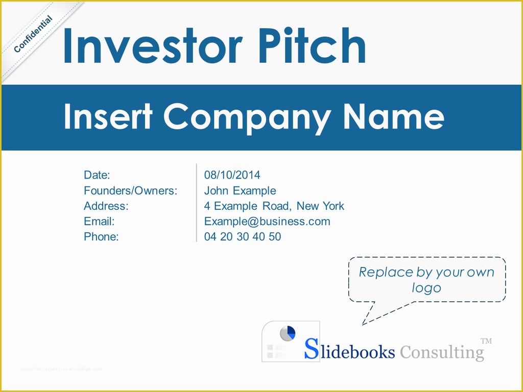 Investor Deck Template Free Of Download An Investor Pitch Deck Template