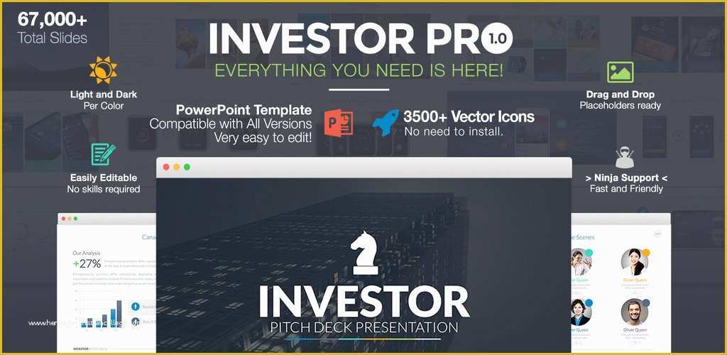 Investor Deck Template Free Of Investor Pitch Deck Powerpoint Template by Louistwelve