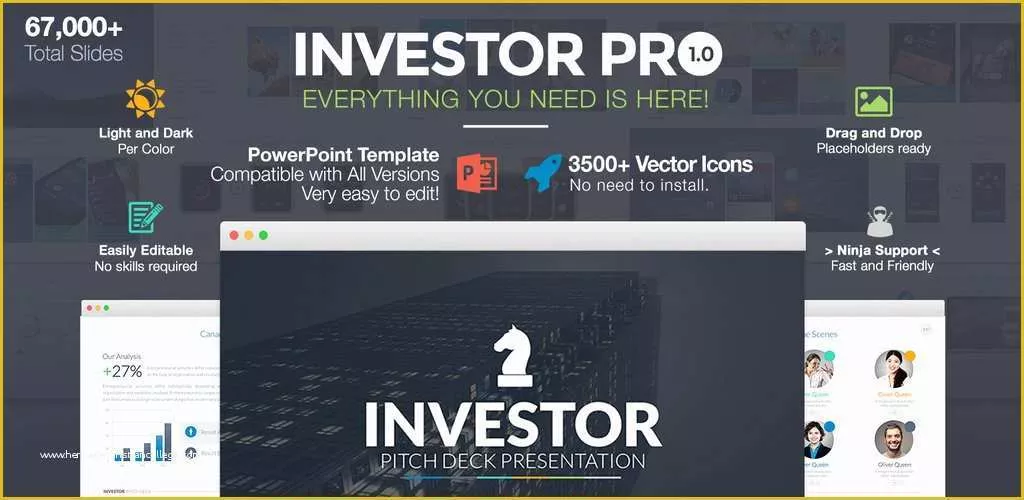 Investor Deck Template Free Of Investor Pitch Deck Powerpoint Template by Louistwelve