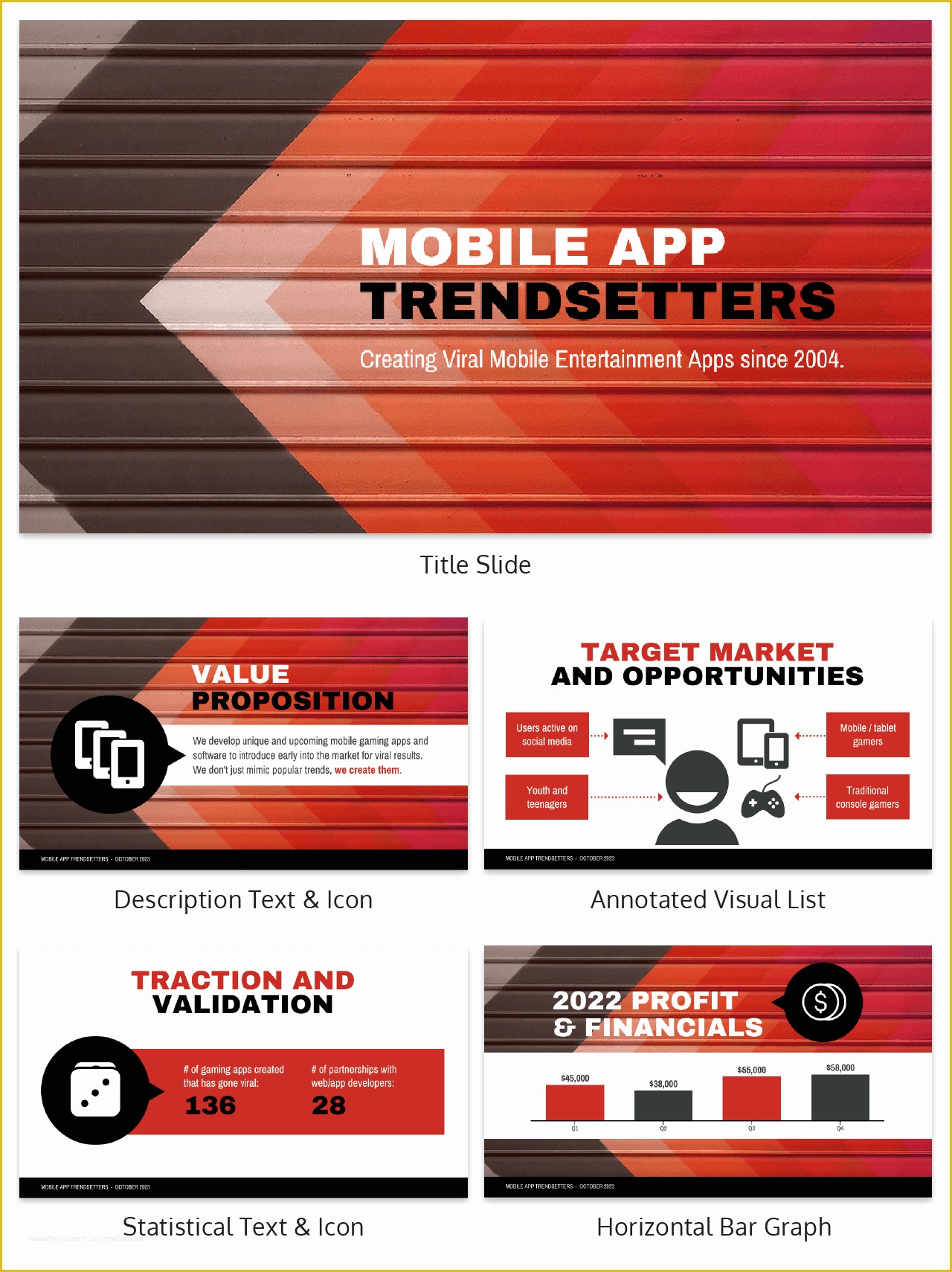 Investor Deck Template Free Of Red Investor Pitch Deck Template Venngage