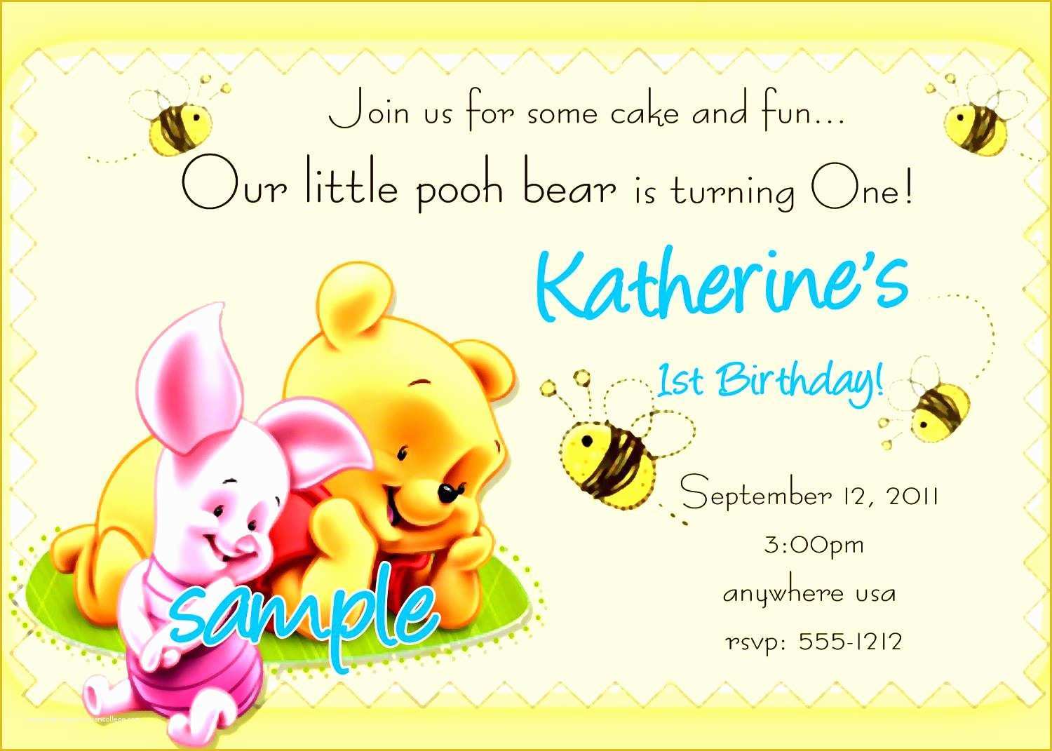 Invitation Card Template Free Of 21 Kids Birthday Invitation Wording that We Can Make