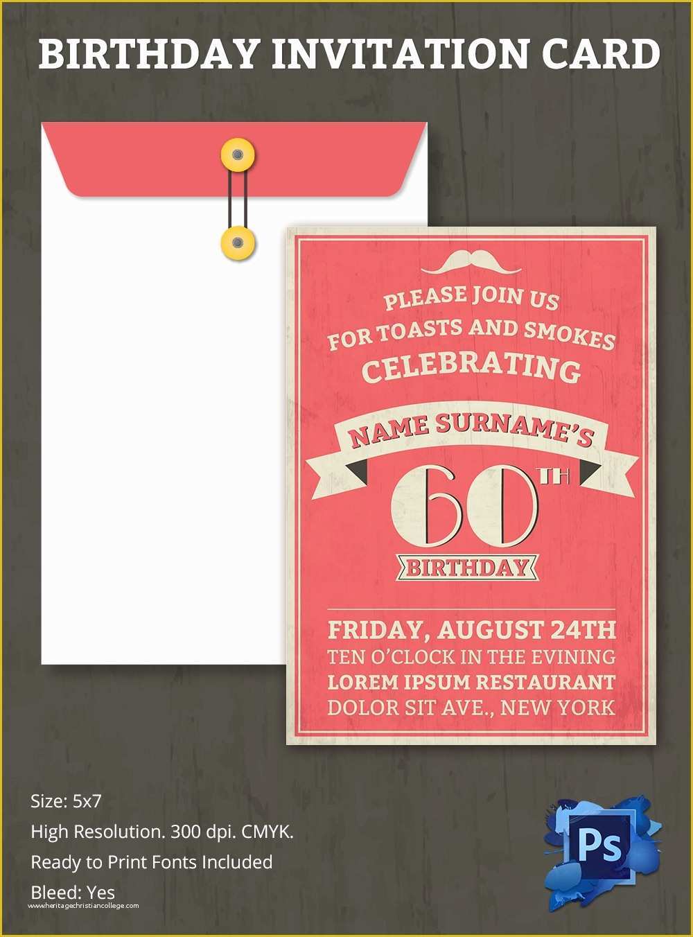 Invitation Card Template Free Of Birthday Invitation Template – 70 Free Psd format