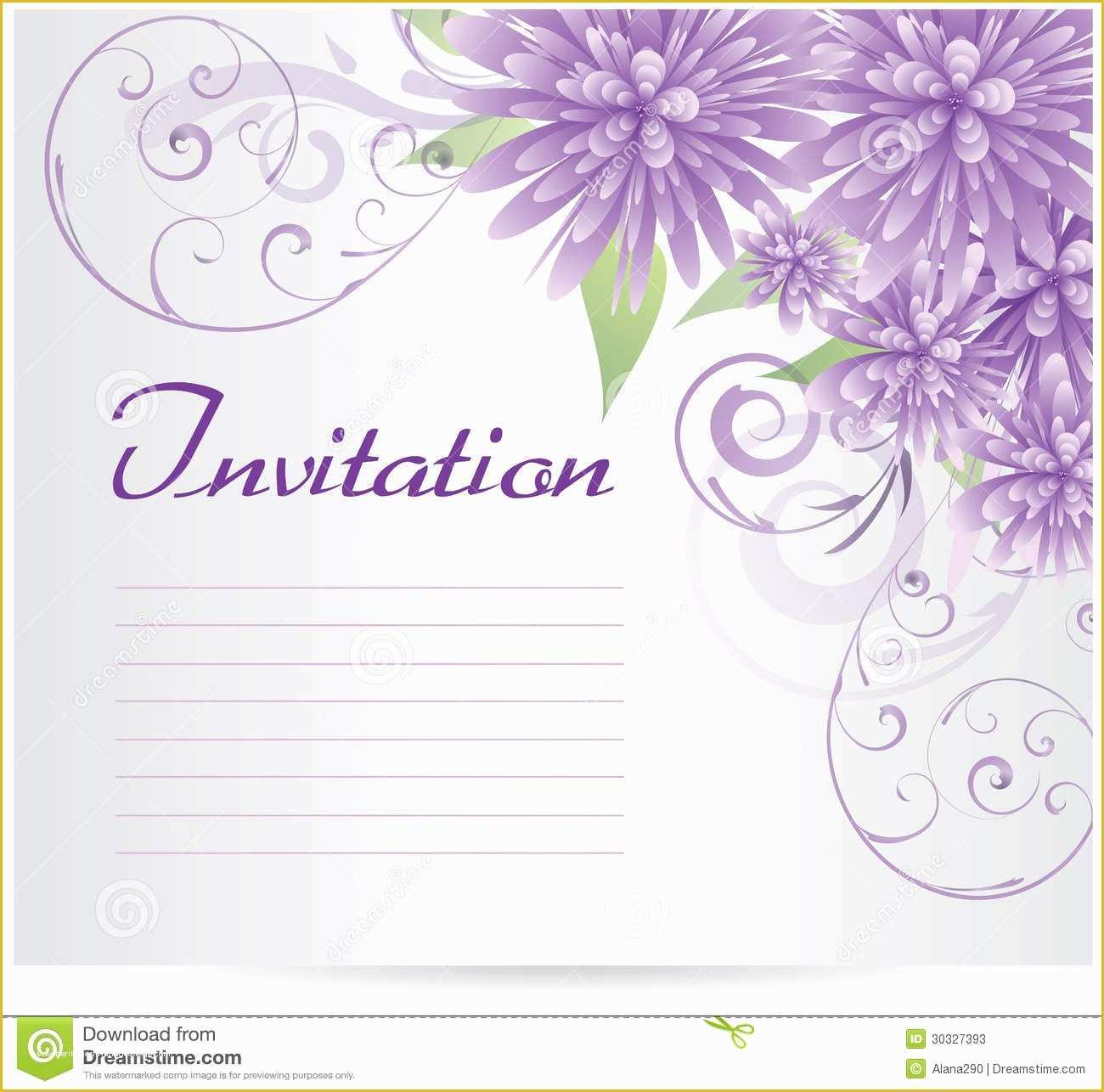 Invitation Card Template Free Of Invitation Blank Template