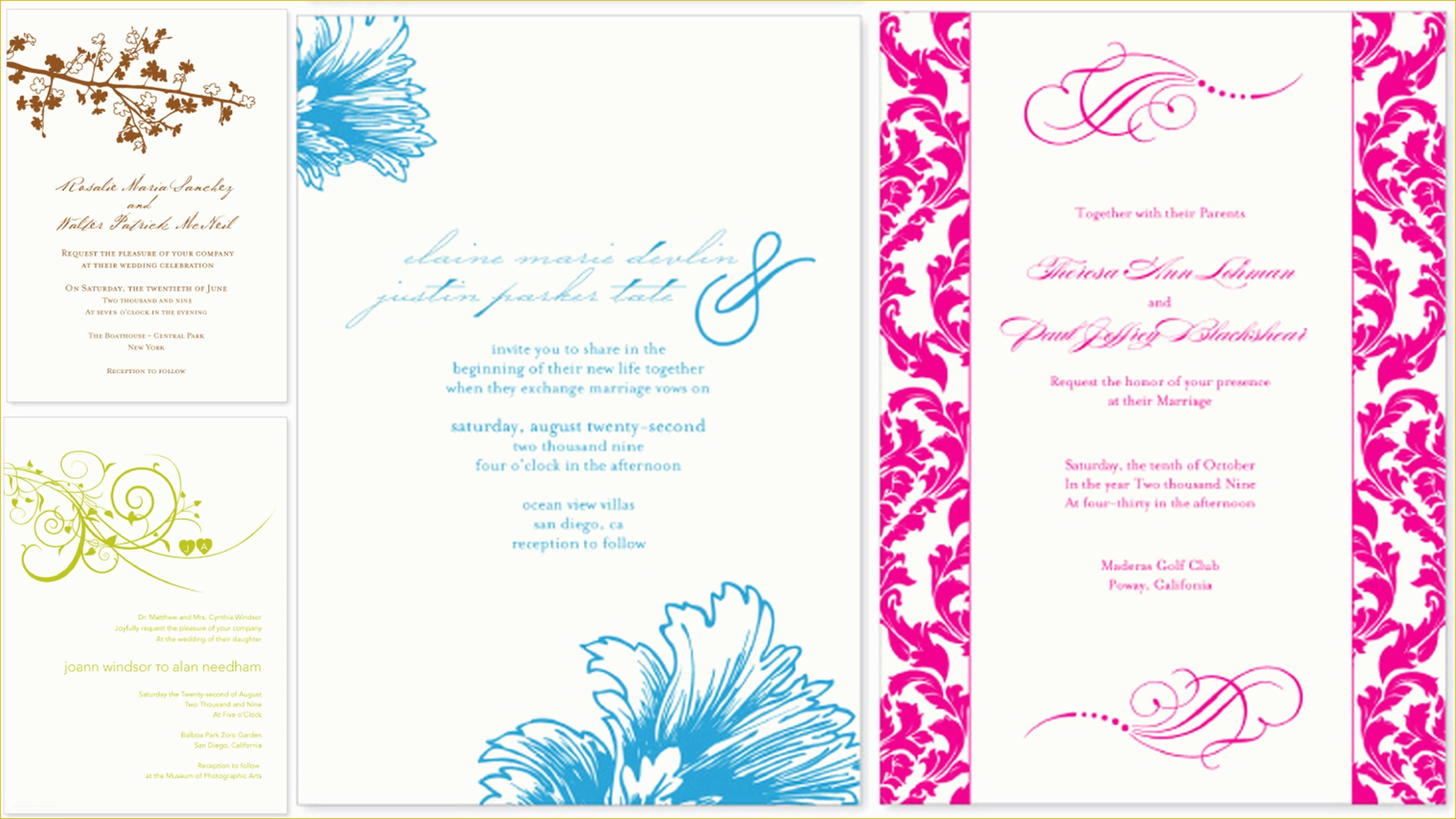 Invitation Card Template Free Of Wedding Invitation Marriage Invitation Card Superb