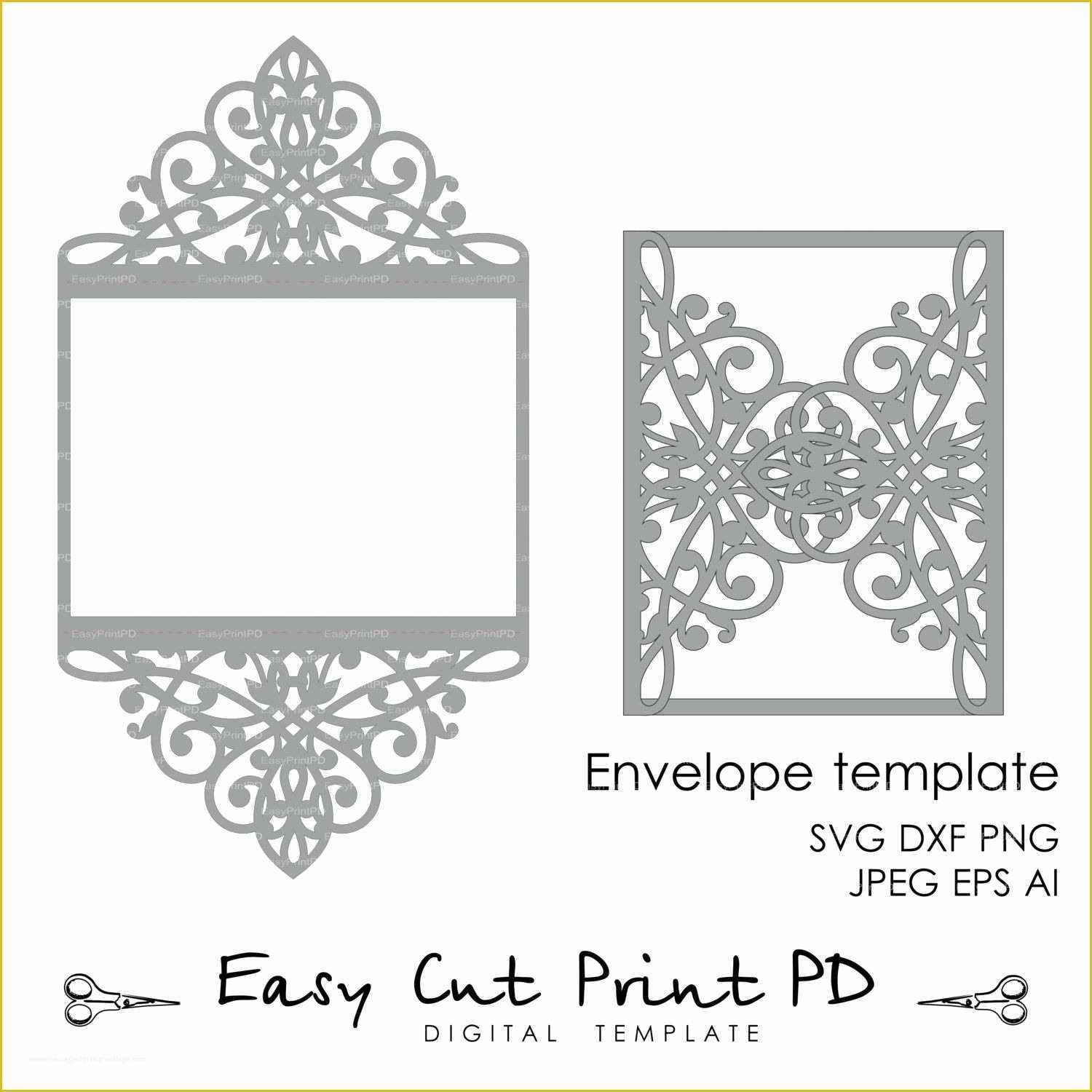 Invitation Card Template Free Of Wedding Invitation Pattern Card Template Lace Folds