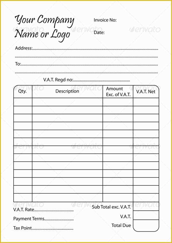 Invoice Book Templates Free Of 8 Invoice Book Templates Free Word Pdf Documents