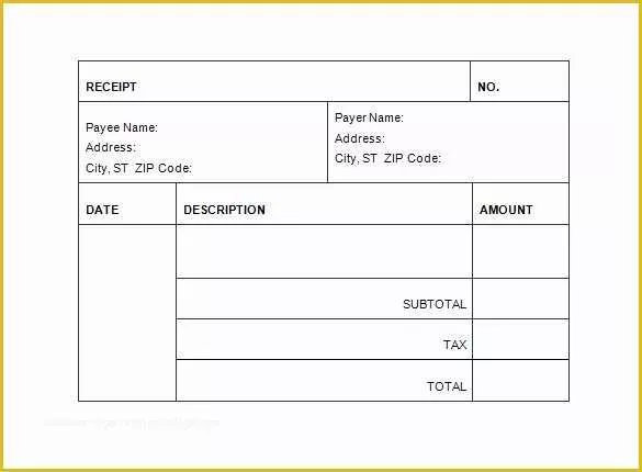 Invoice Book Templates Free Of 8 Invoice Receipt Templates Doc Pdf