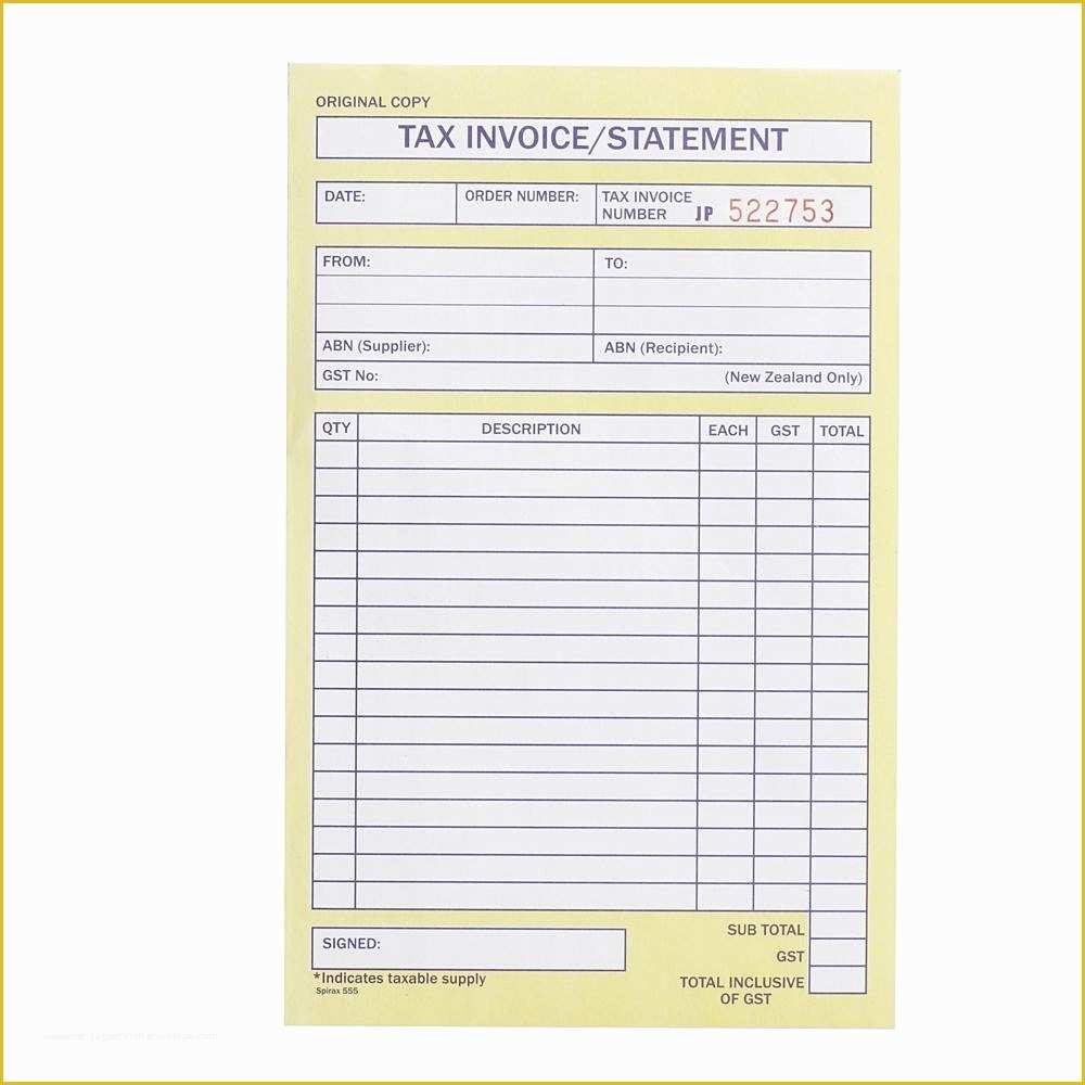 Invoice Book Templates Free Of Bill Statement Template Mughals