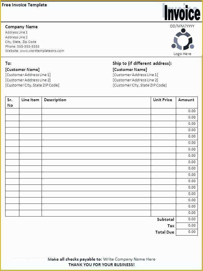 Invoice Book Templates Free Of May 2018 – Kilcockgaaub