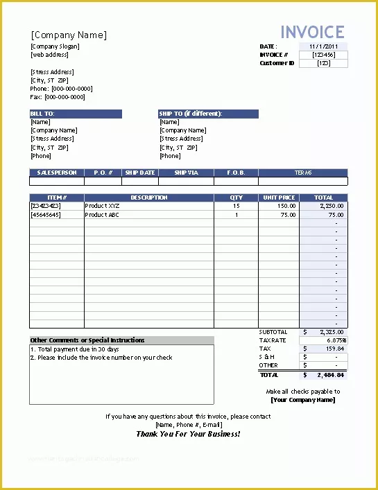 51 Invoice Book Templates Free