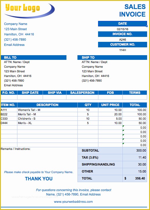 Invoice Template Excel Download Free Of Free Invoice Template Excel Free Excel Invoice