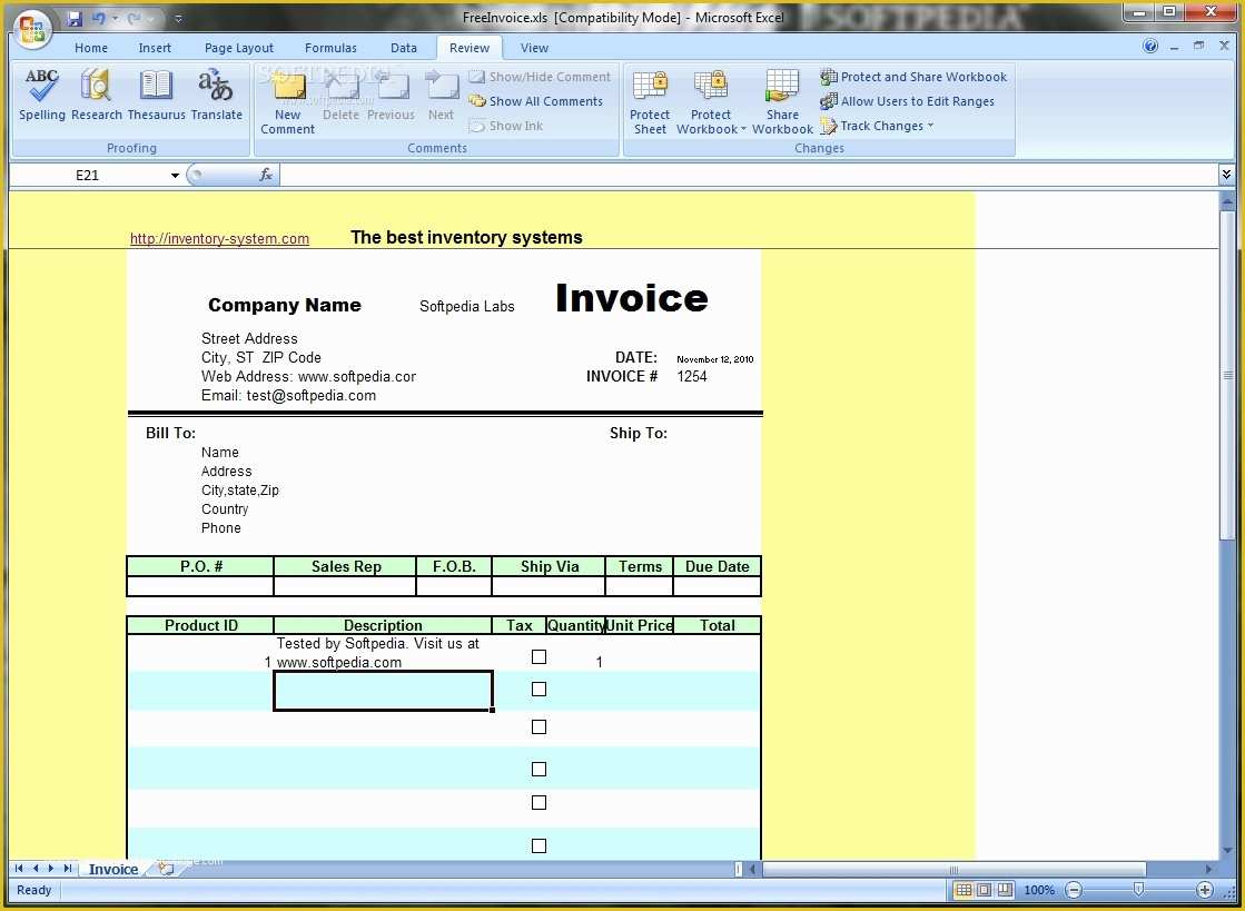 Invoice Template Excel Download Free Of Invoice Template Excel Free Download Invoice Template Ideas