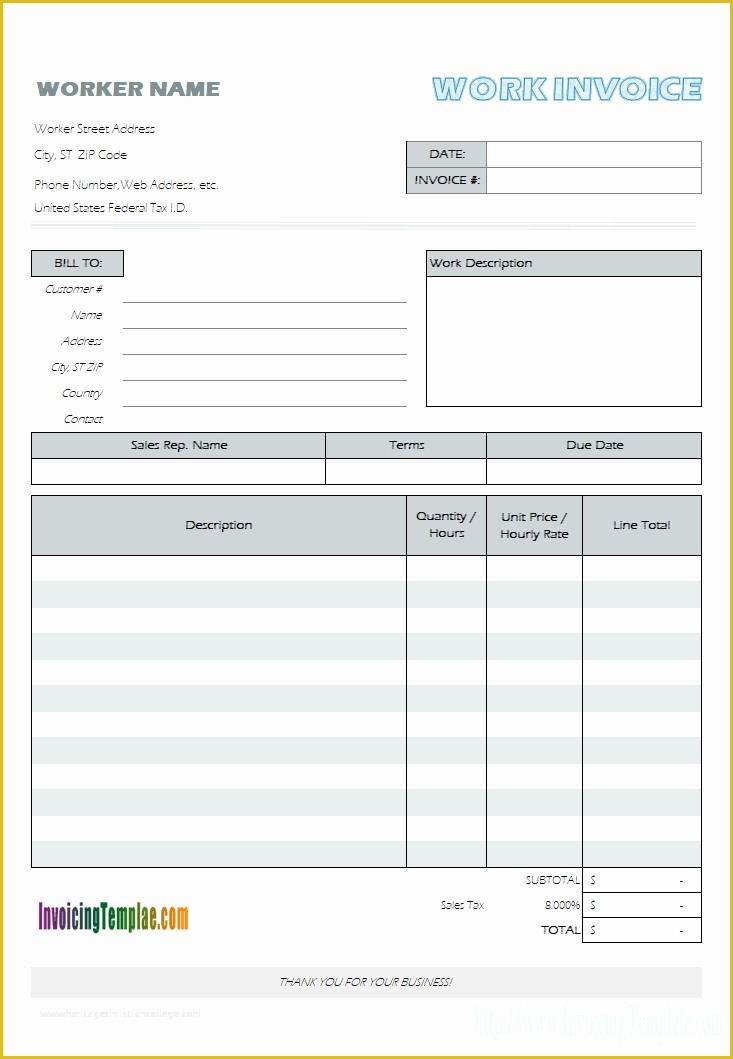 Invoice Template Free Download Windows Of Excel Invoice Template Full Windows 7 Screenshot Windows