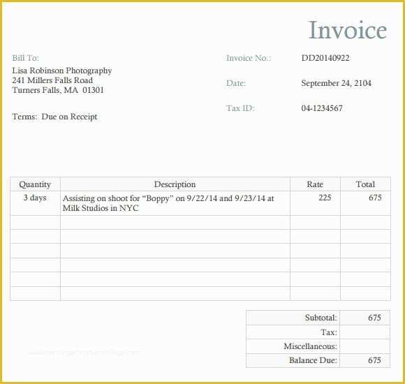 Invoice Template Free Download Windows Of Free Invoice Template for Windows 7 Free Invoice Template