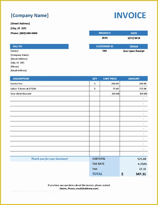 Invoice Template Free Download Windows Of Invoices Fice