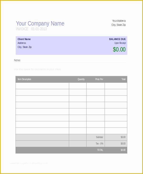 Invoice Templates Printable Free Word Doc Of Free Printable Invoices Line Onlineblueprintprinting