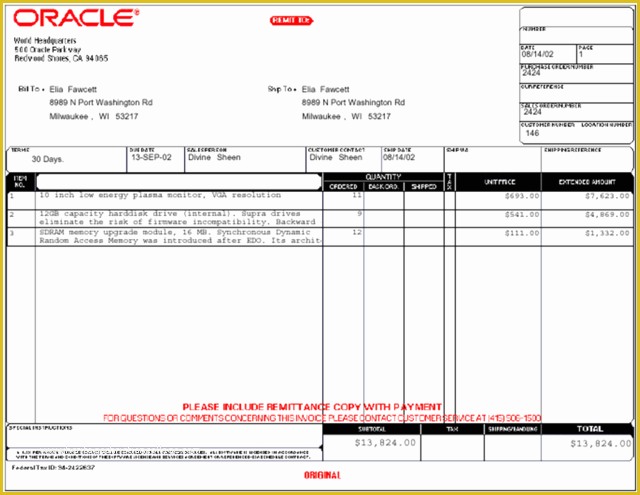 Invoice Templates Printable Free Word Doc Of Invoice Document Template