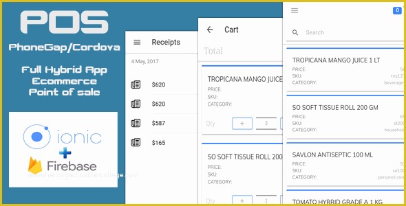 Ionic Ecommerce Template Free Of Ionic 3 Point Of Sale E Merce Phonegap Cordova