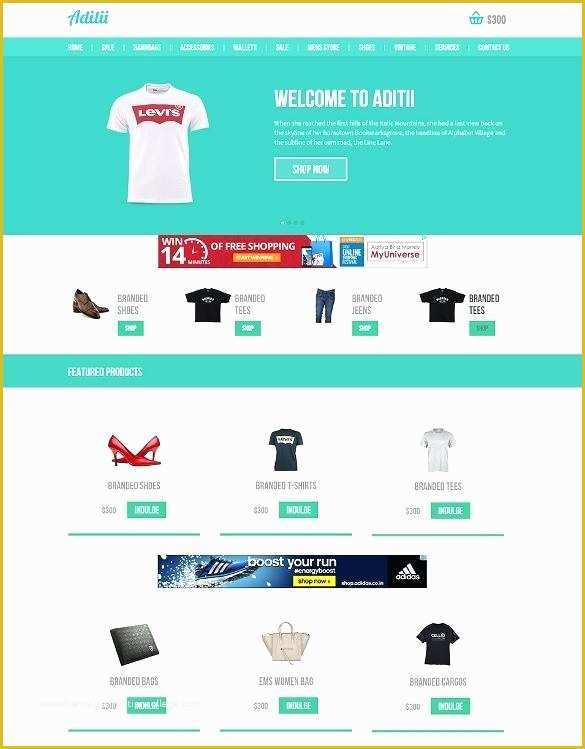 Ionic Ecommerce Template Free Of Template Hot E Merce Templates Wordpress Screen Shot 3