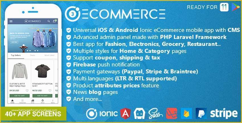 Ionic Ecommerce Template Free Of top 10 Ionic 3 E Merce Templates