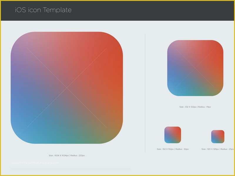 Ios App Templates Free Of Free Ios 7 Icon Psd Template Titanui