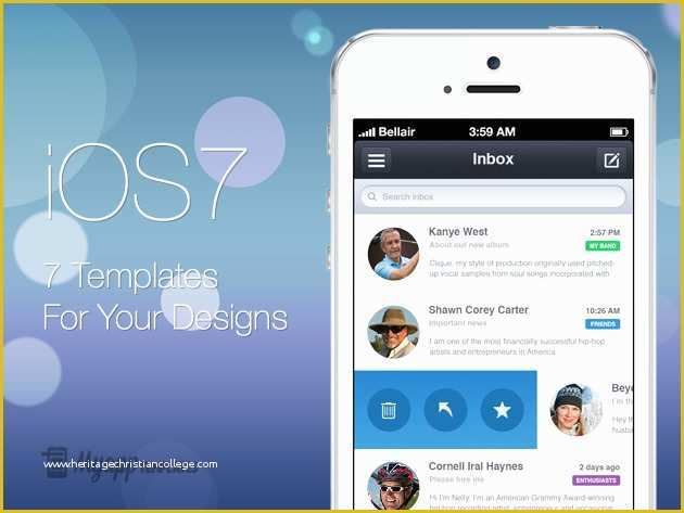 Ios App Templates Free Of Get Professionally Designed Ios 7 Ready Templates for