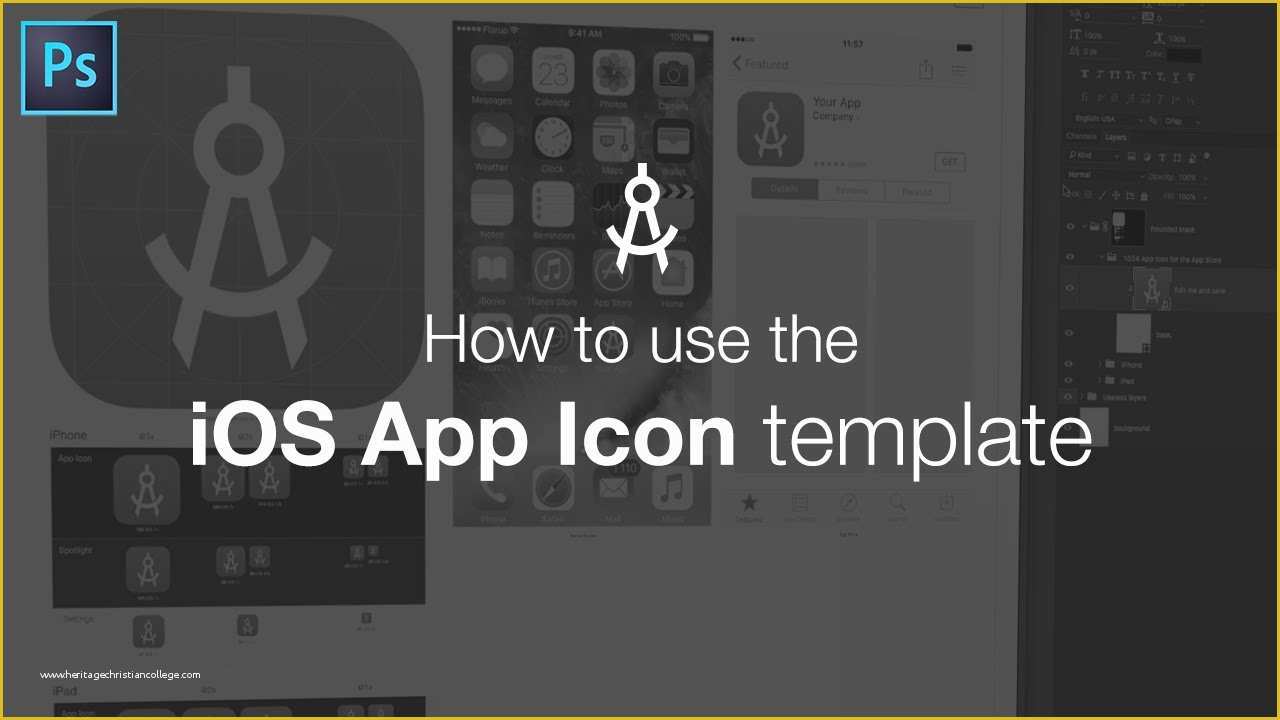 Ios App Templates Free Of How to Use the Ios App Icon Template