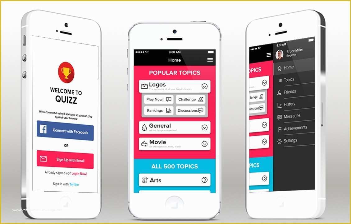 Ios App Templates Free Of Quizz Ios App Template