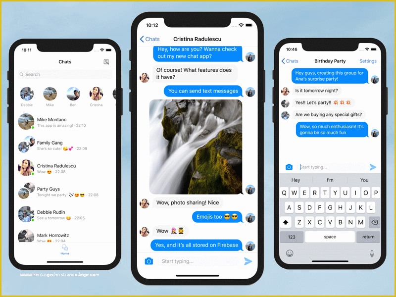 Ios App Templates Swift Free Of Chat iPhone App Template for Ios In Swift