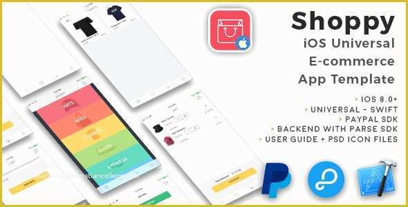 Ios App Templates Swift Free Of Shoppy Ios Universal E Merce App Template Swift