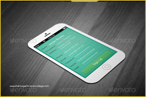 iPhone Business Card Template Free Of 20 iPhone Business Card Templates Free Psd Designs