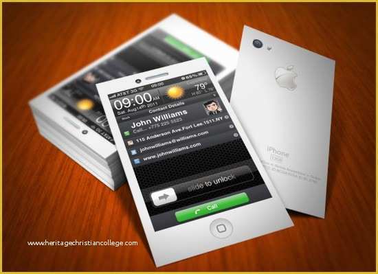 iPhone Business Card Template Free Of Business Businescard Disguised as A Real iPhone Anoyone