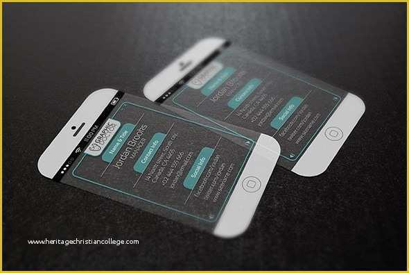 iPhone Business Card Template Free Of iPhone 6 Business Card Template Free Download