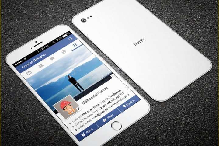 iPhone Business Card Template Free Of iPhone Business Card Business Card Templates